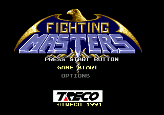 Fighting Masters (Japan) Title Screen